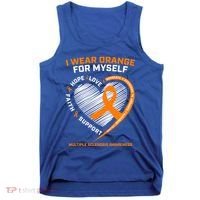 I Wear Orange Mys Multiple Sclerosis Awareness Ms Warrior Gift Tank Top thumb 0