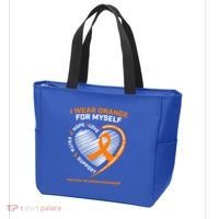 I Wear Orange Mys Multiple Sclerosis Awareness Ms Warrior Gift Tote Bag thumb 3