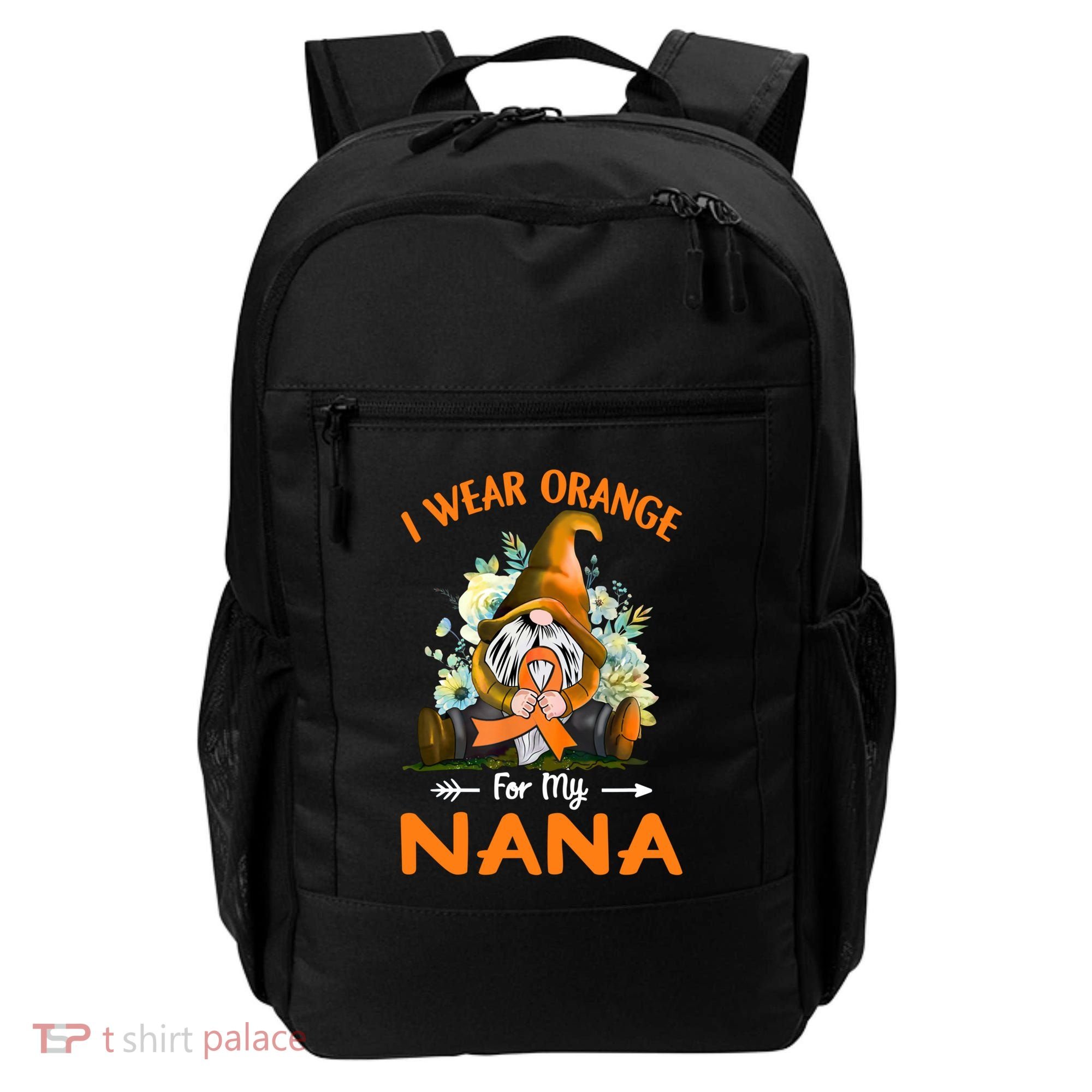 I Wear Orange Nana Multiple Sclerosis Ms Gnome Funny Gift Backpack