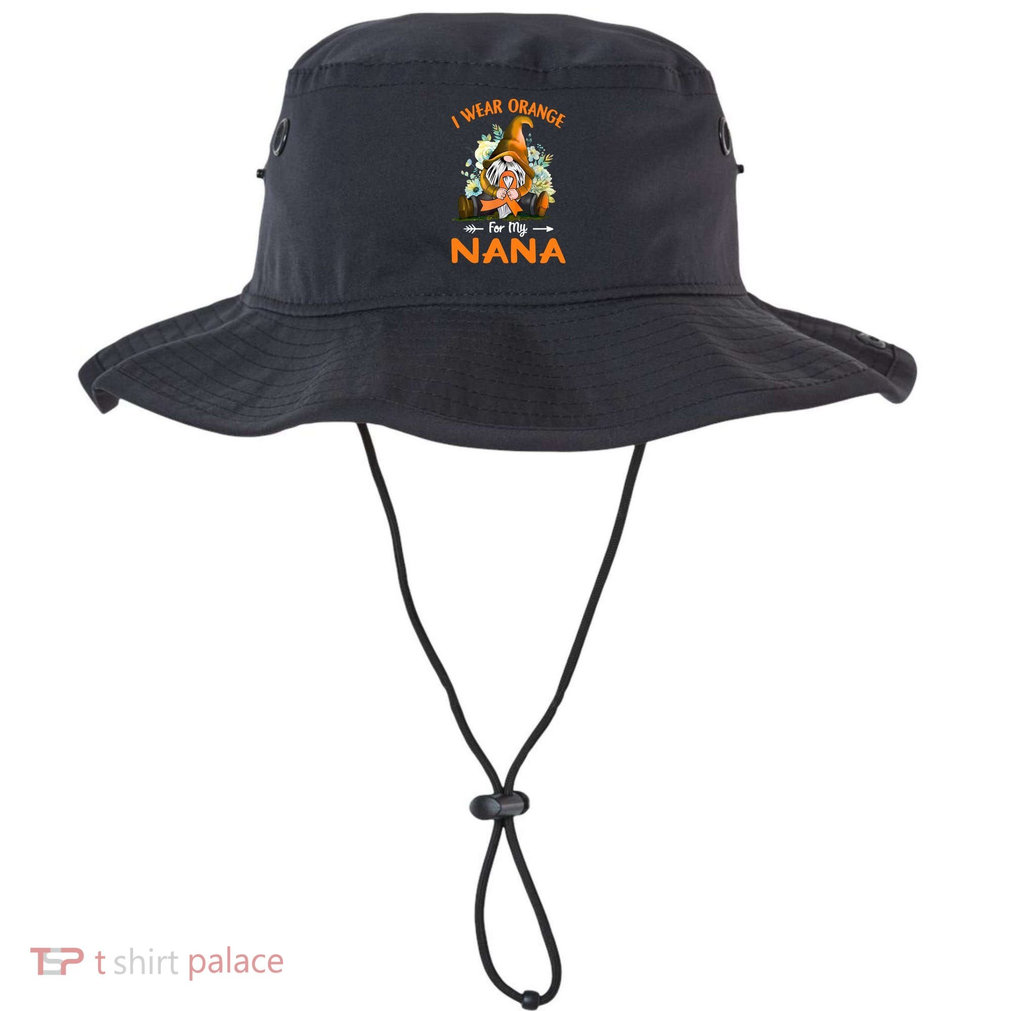 I Wear Orange Nana Multiple Sclerosis Ms Gnome Funny Gift Bucket Hat