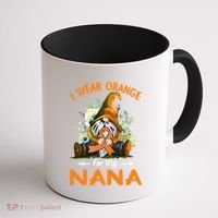 I Wear Orange Nana Multiple Sclerosis Ms Gnome Funny Gift Coffee Mug thumb 1