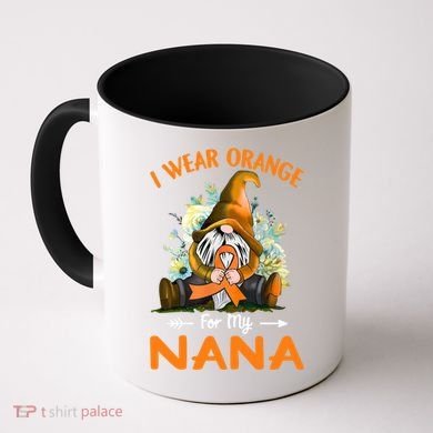I Wear Orange Nana Multiple Sclerosis Ms Gnome Funny Gift Coffee Mug
