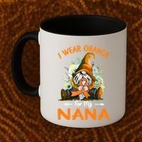 I Wear Orange Nana Multiple Sclerosis Ms Gnome Funny Gift Coffee Mug thumb 2
