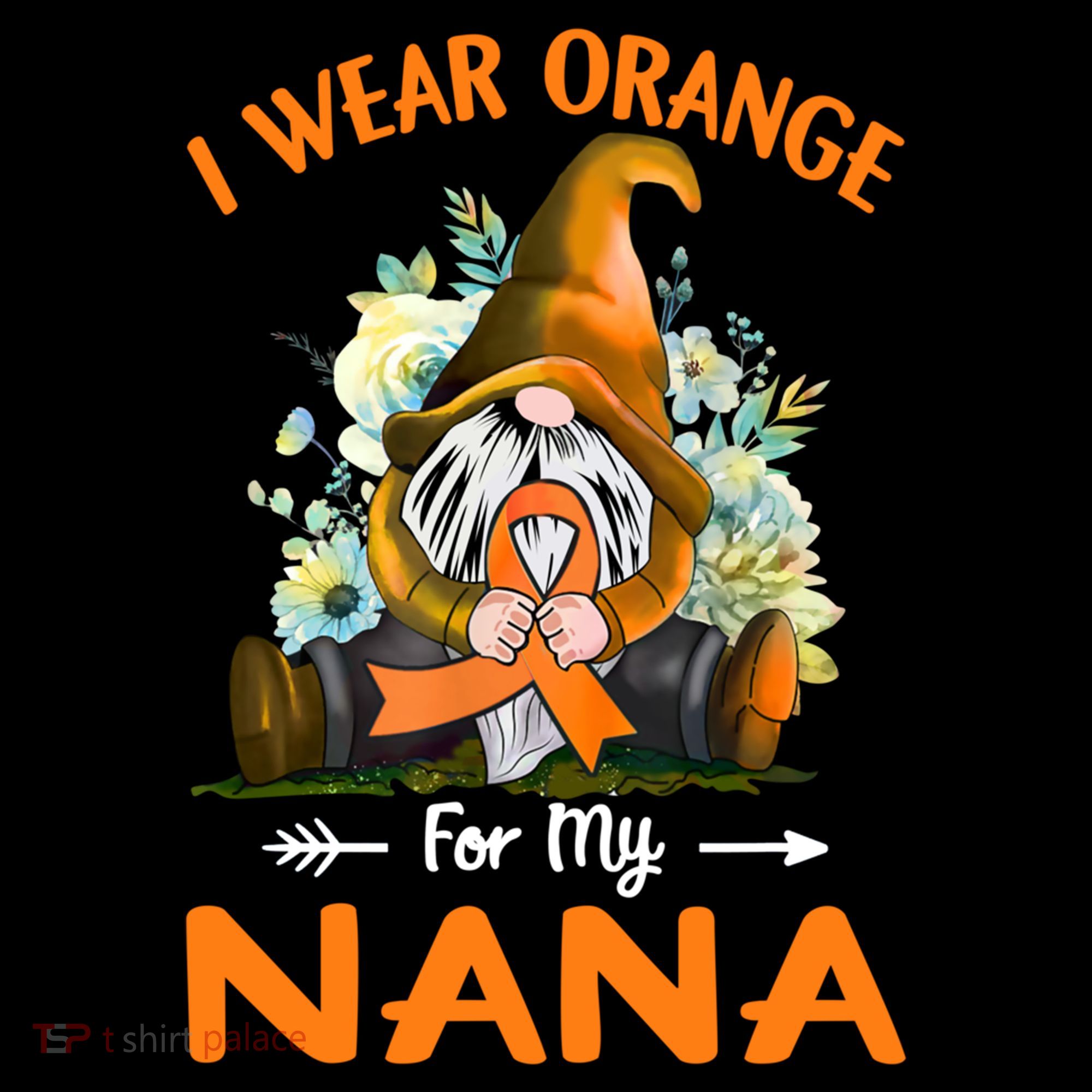 I Wear Orange Nana Multiple Sclerosis Ms Gnome Funny Gift Coffee Mug