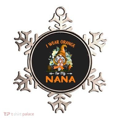 I Wear Orange Nana Multiple Sclerosis Ms Gnome Funny Gift Ornament