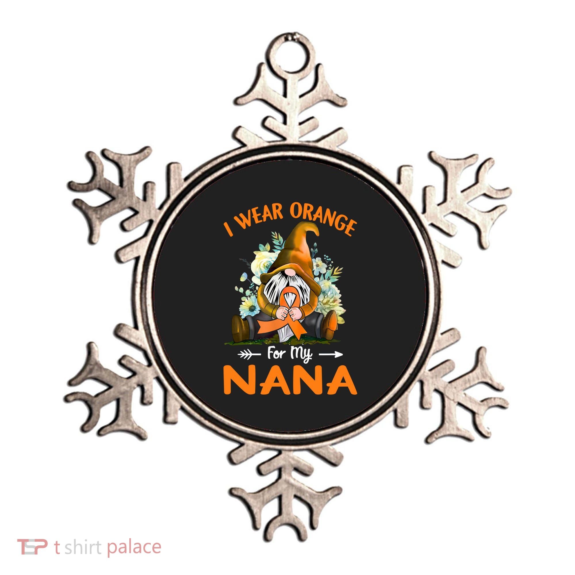 I Wear Orange Nana Multiple Sclerosis Ms Gnome Funny Gift Ornament