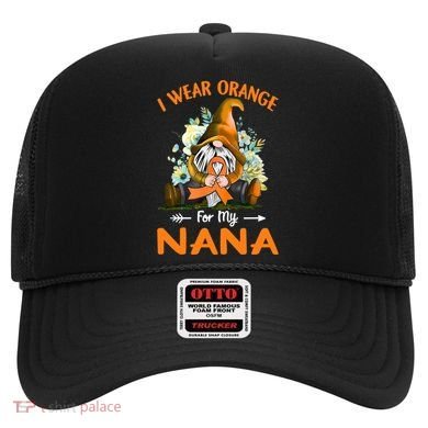 I Wear Orange Nana Multiple Sclerosis Ms Gnome Funny Gift Hat