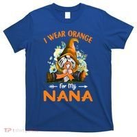 I Wear Orange Nana Multiple Sclerosis Ms Gnome Funny Gift T-Shirt thumb 0