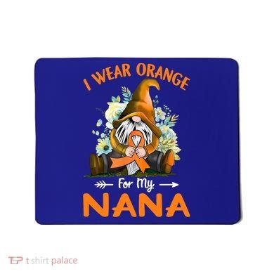 I Wear Orange Nana Multiple Sclerosis Ms Gnome Funny Gift Mousepad