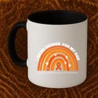 I Wear Orange For My Dad Ms Multiple Sclerosis Cute Gift Coffee Mug thumb 2