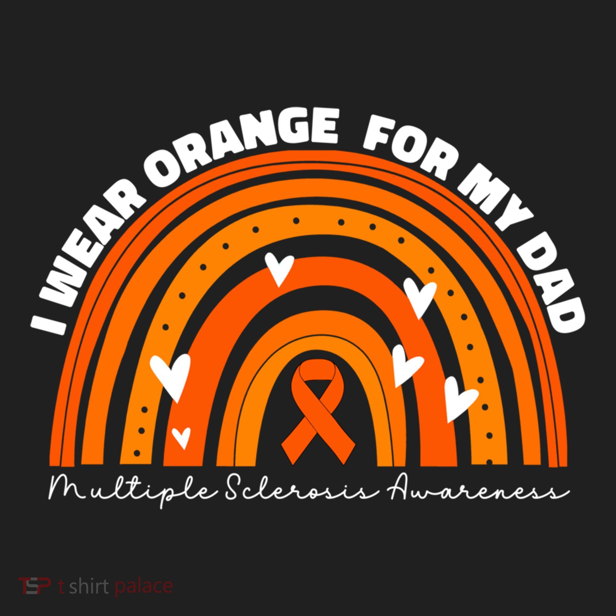 I Wear Orange For My Dad Ms Multiple Sclerosis Cute Gift Hat