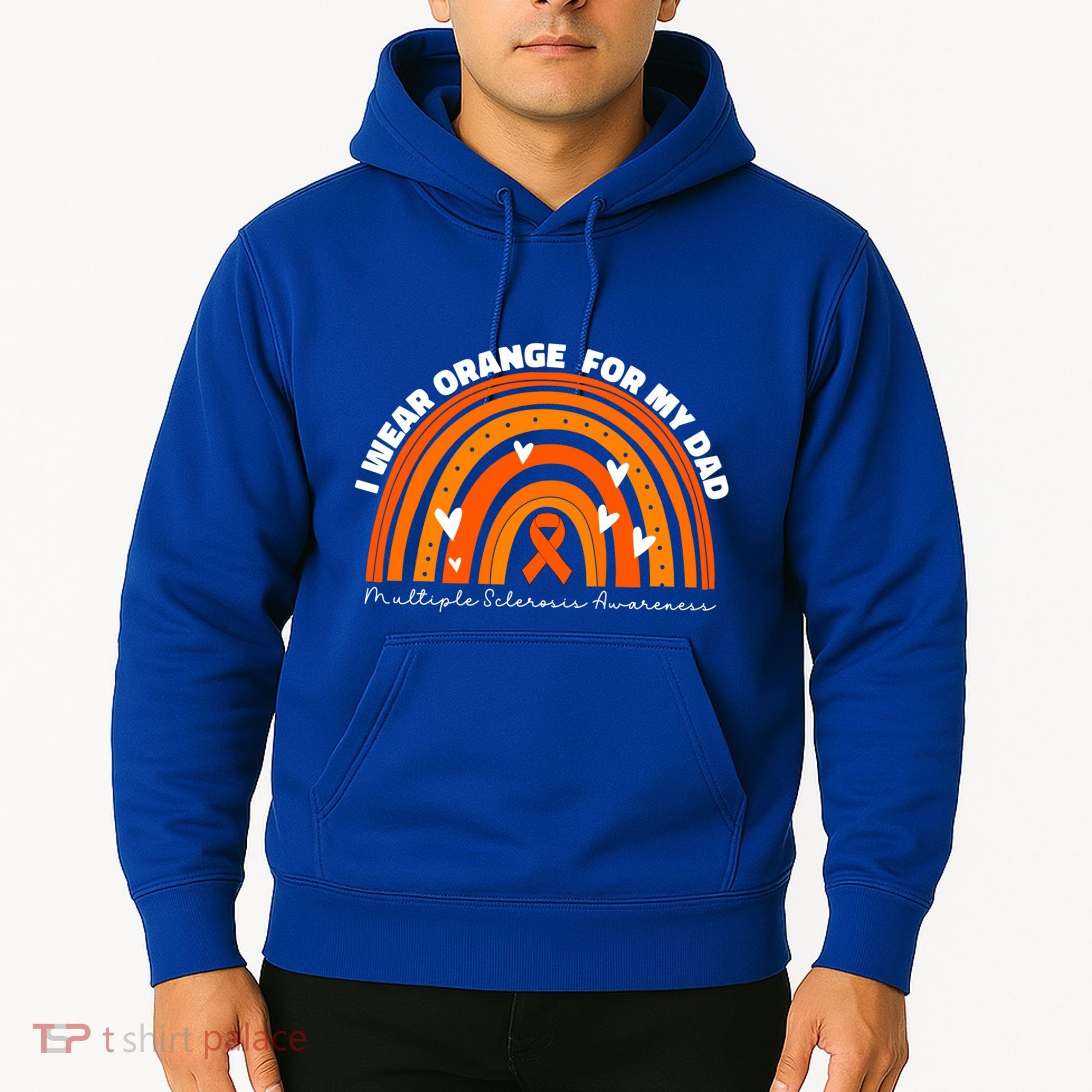 I Wear Orange For My Dad Ms Multiple Sclerosis Cute Gift Hoodie