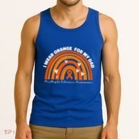 I Wear Orange For My Dad Ms Multiple Sclerosis Cute Gift Tank Top thumb 3