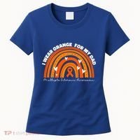 I Wear Orange For My Dad Ms Multiple Sclerosis Cute Gift Women's T-Shirt thumb 0