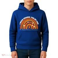 I Wear Orange For My Dad Ms Multiple Sclerosis Cute Gift Kids Hoodie thumb 4