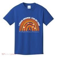I Wear Orange For My Dad Ms Multiple Sclerosis Cute Gift Kids T-Shirt thumb 0