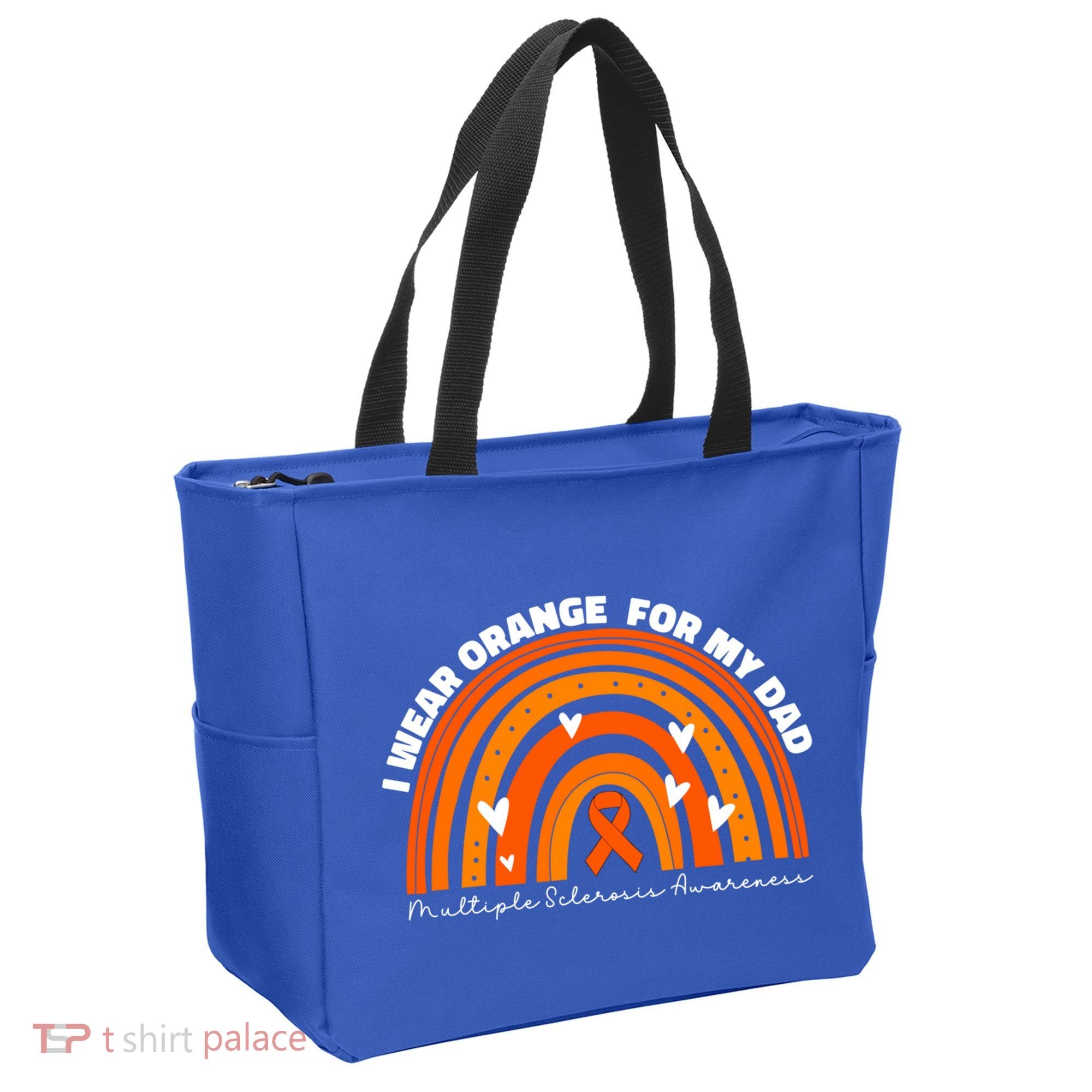 I Wear Orange For My Dad Ms Multiple Sclerosis Cute Gift Tote Bag