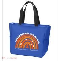 I Wear Orange For My Dad Ms Multiple Sclerosis Cute Gift Tote Bag thumb 3