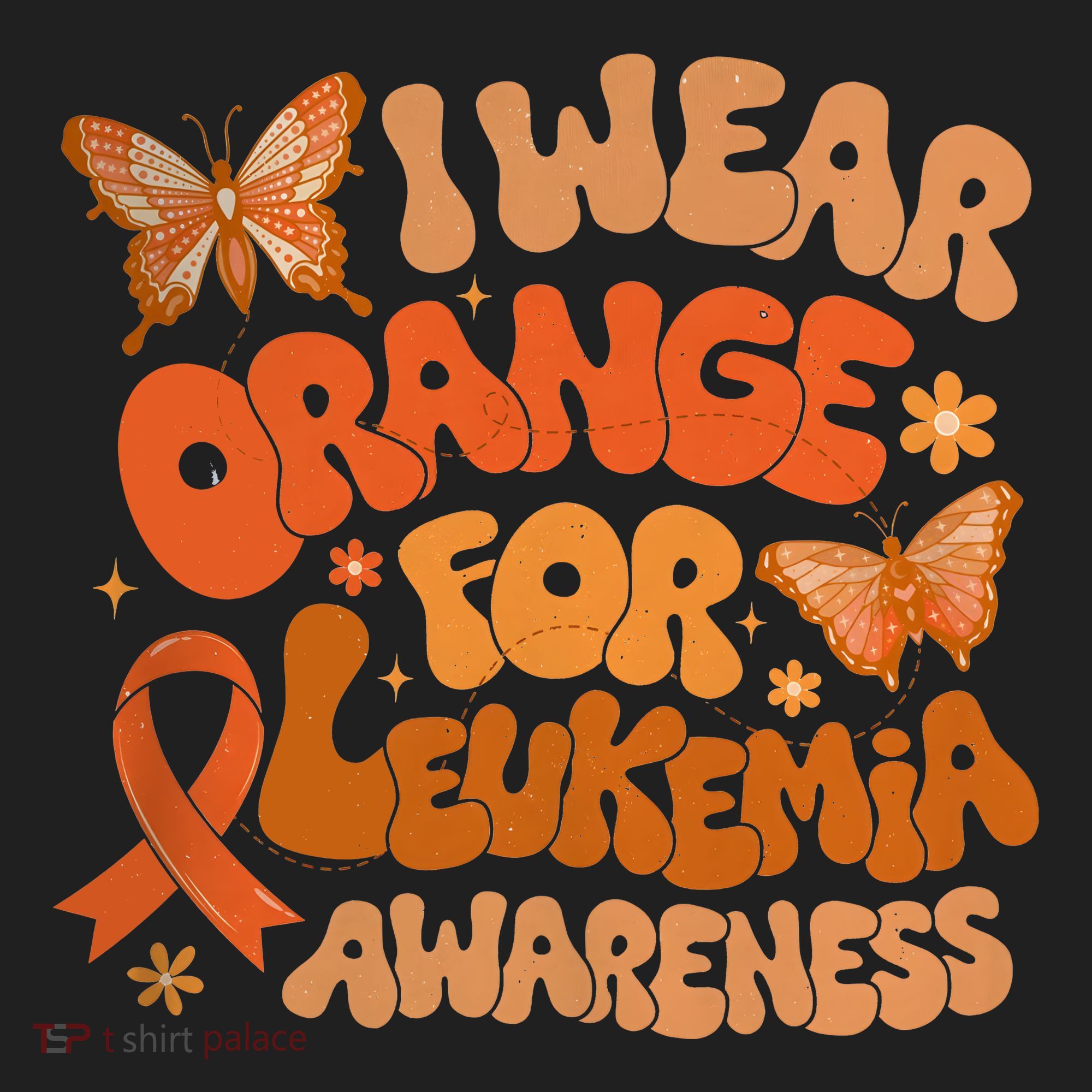 I Wear Orange For Leukemia Awareness Women's Sweatshirt