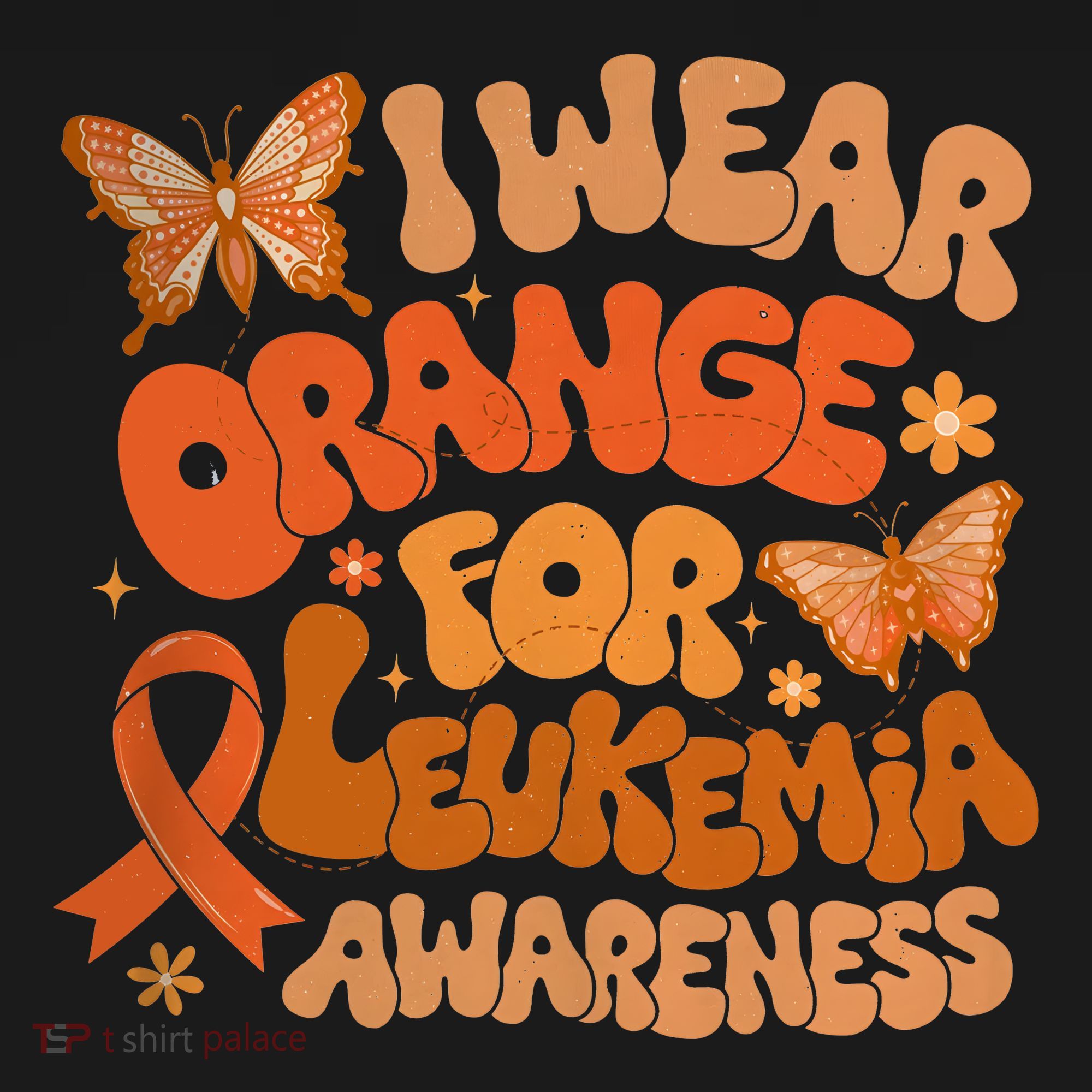 I Wear Orange For Leukemia Awareness Tote Bag
