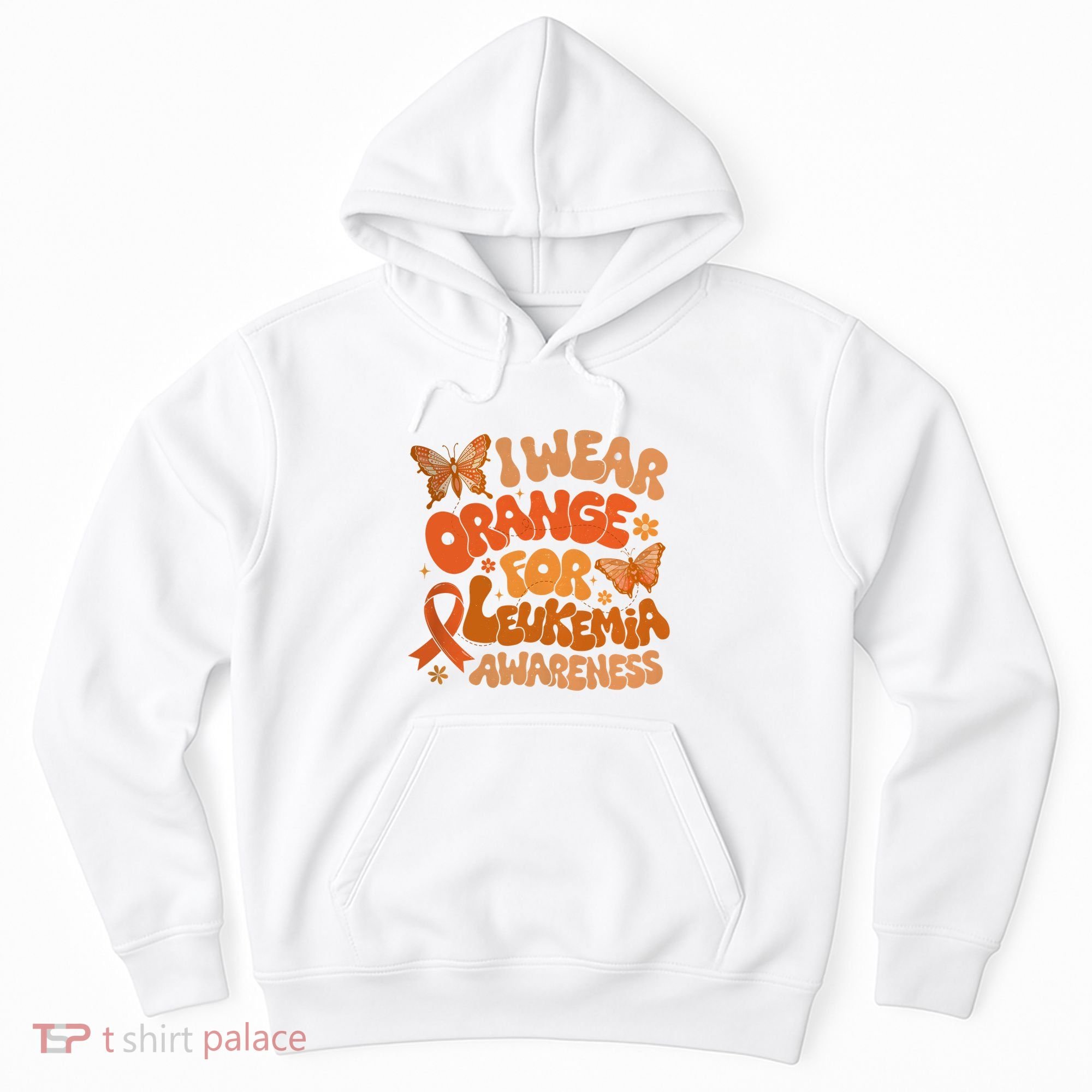 I Wear Orange For Leukemia Awareness Hoodie