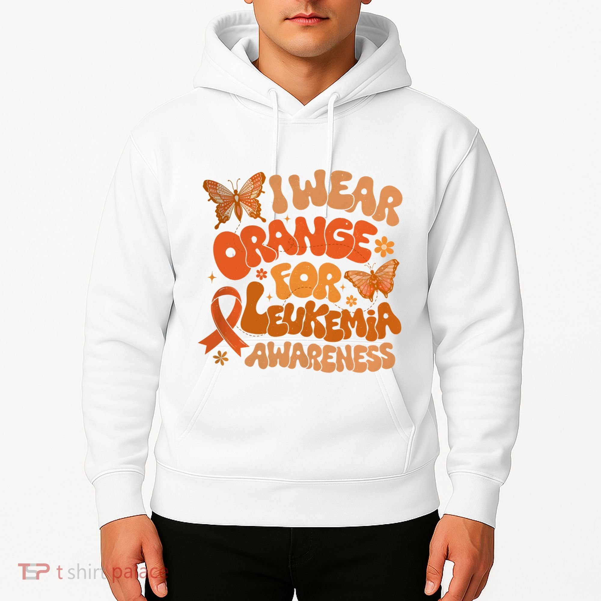 I Wear Orange For Leukemia Awareness Hoodie