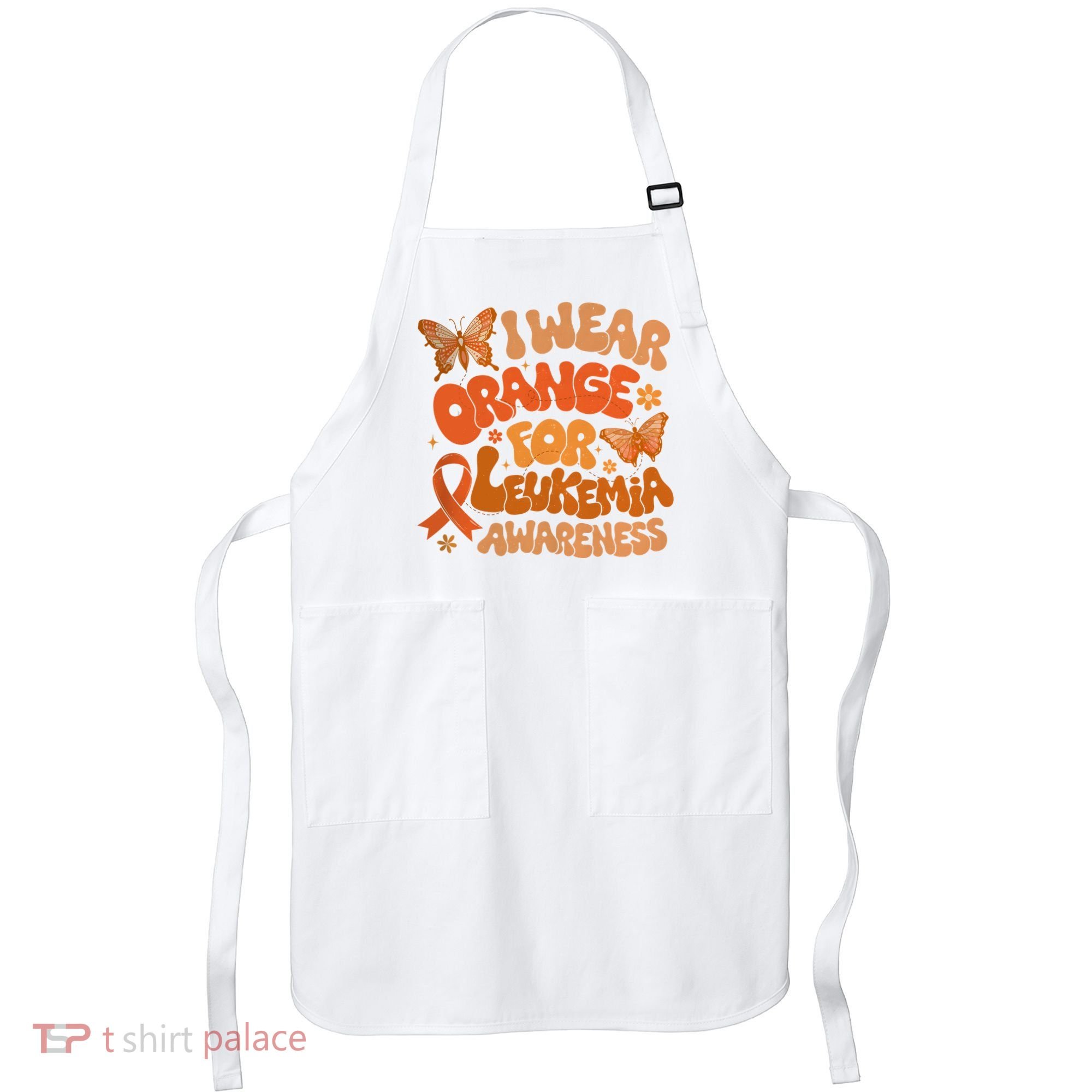 I Wear Orange For Leukemia Awareness Apron