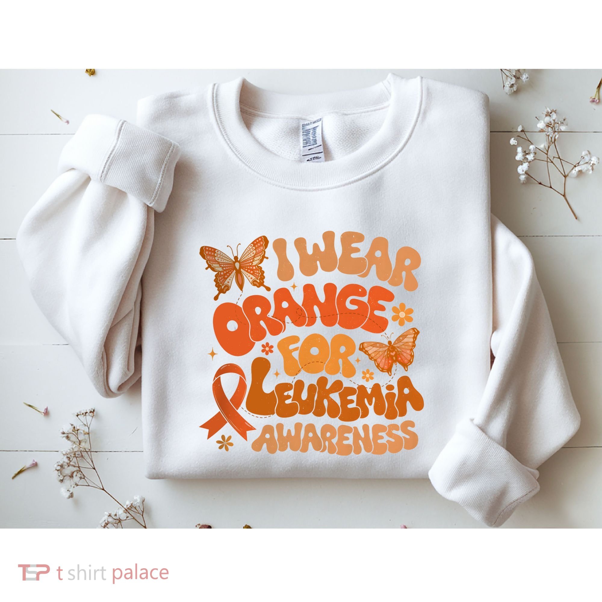 I Wear Orange For Leukemia Awareness Sweatshirt