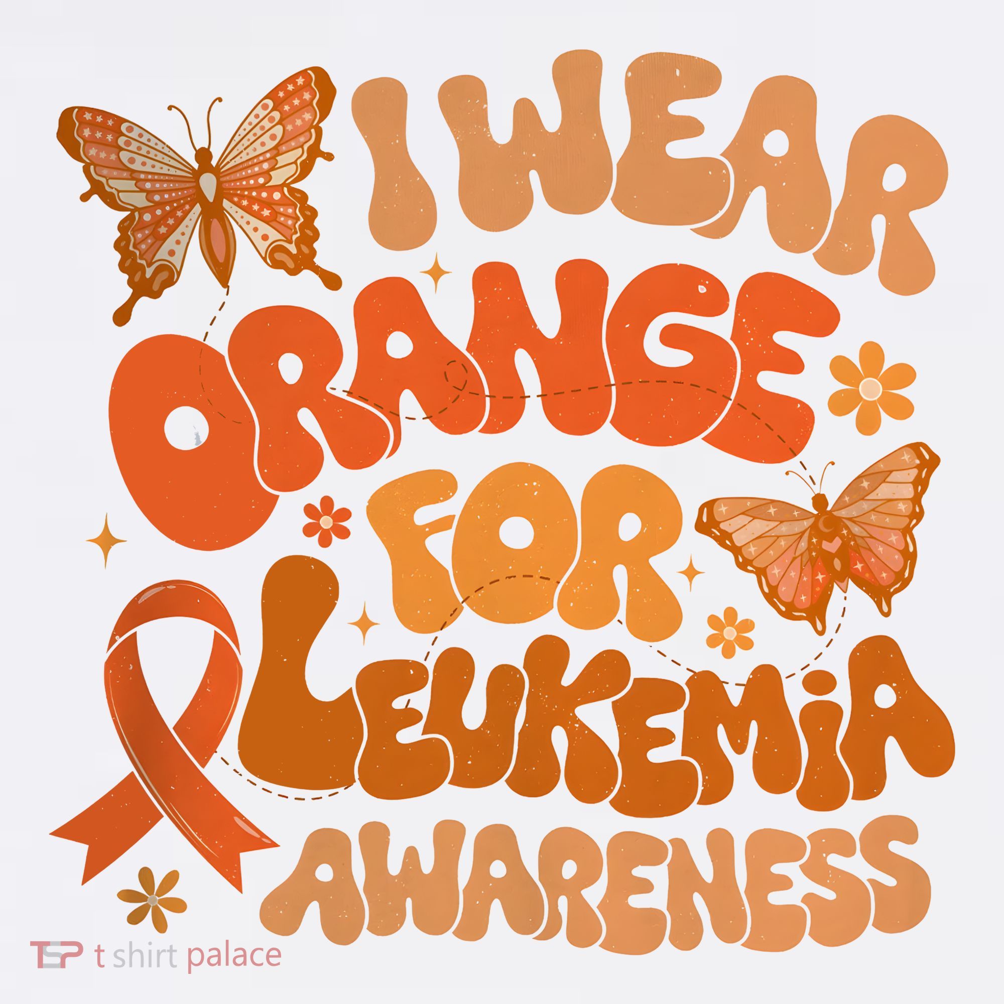 I Wear Orange For Leukemia Awareness Women's Hoodie