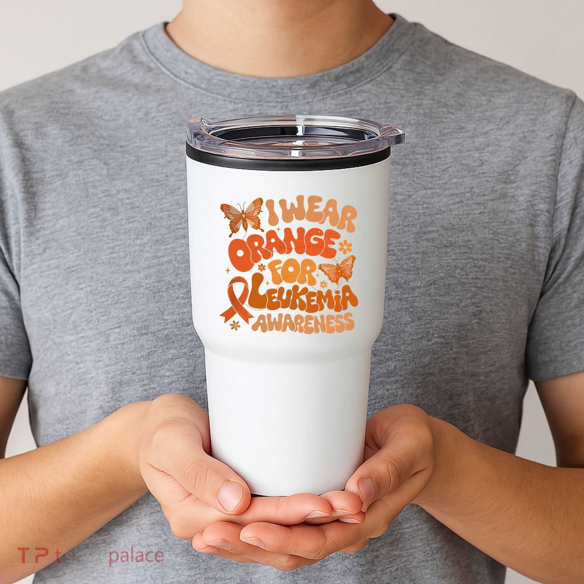 I Wear Orange For Leukemia Awareness Tumbler