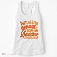 I Wear Orange For Leukemia Awareness Women's Tank Top thumb 0