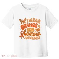 I Wear Orange For Leukemia Awareness Toddler T-Shirt thumb 0