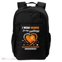 I Wear Orange For My Granddaughter Multiple Sclerosis Ms Gift Backpack thumb 0