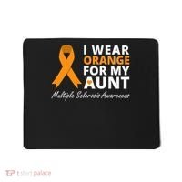 I Wear Orange For My Aunt Ms Awareness Ribbon Mousepad thumb 0