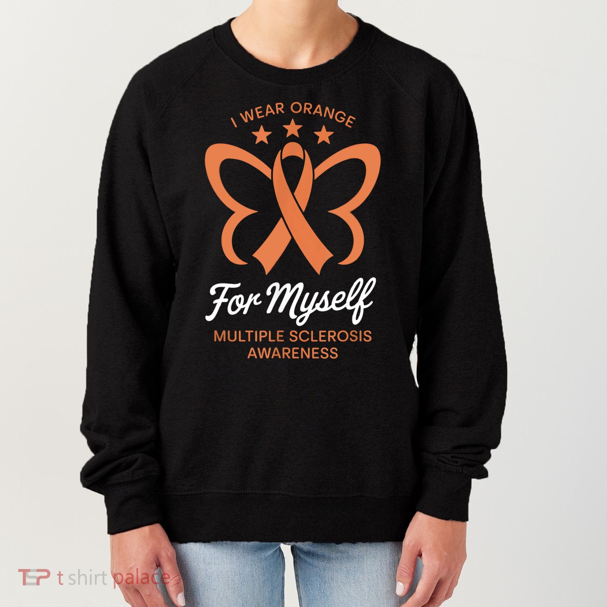 I Wear Orange For Myself Awareness Women's Sweatshirt