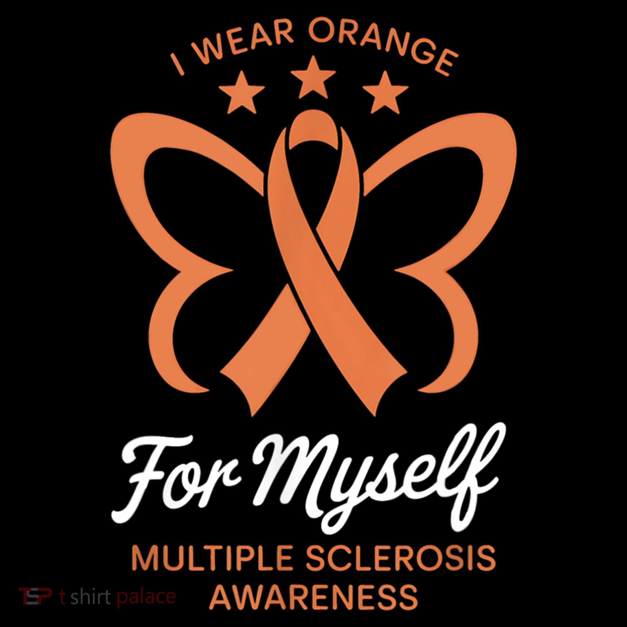 I Wear Orange For Myself Awareness Women's Hoodie