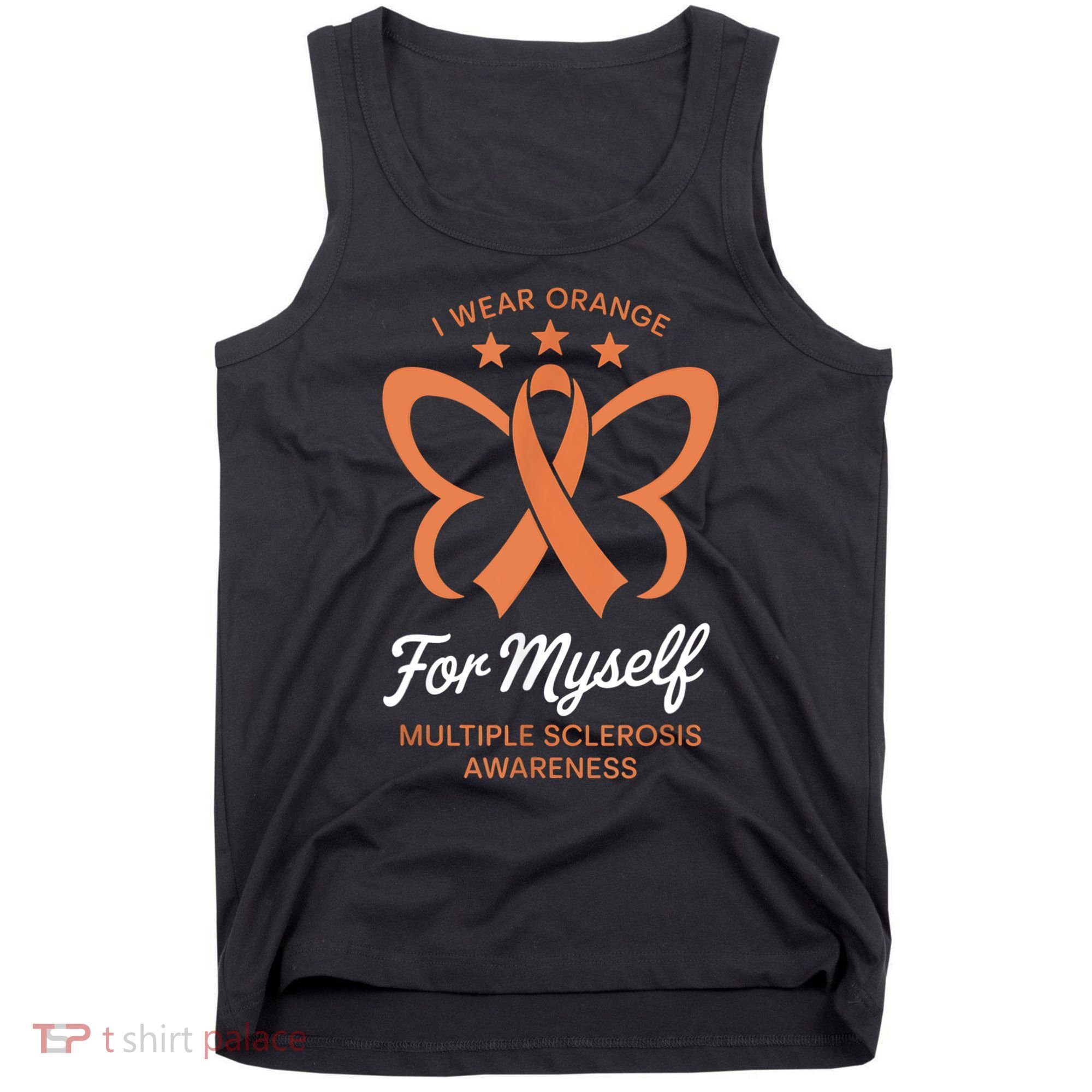 I Wear Orange For Myself Awareness Tank Top