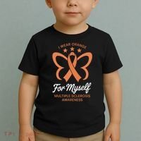 I Wear Orange For Myself Awareness Toddler T-Shirt thumb 2