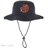 I Wear Orange For Someone Ms Multiple Sclerosis Awareness Bucket Hat thumb 0