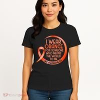 I Wear Orange For Someone Ms Multiple Sclerosis Awareness Women's T-Shirt thumb 4