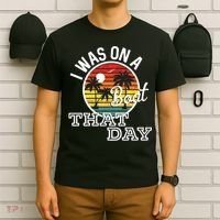 I Was On A Boat That Day Country Music Lyrics T-Shirt thumb 6