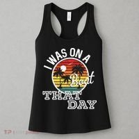 I Was On A Boat That Day Country Music Lyrics Women's Tank Top thumb 3