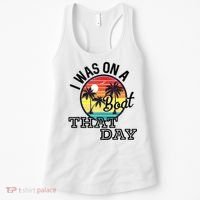 I Was On A Boat That Day Country Music Lyrics Women's Tank Top thumb 0