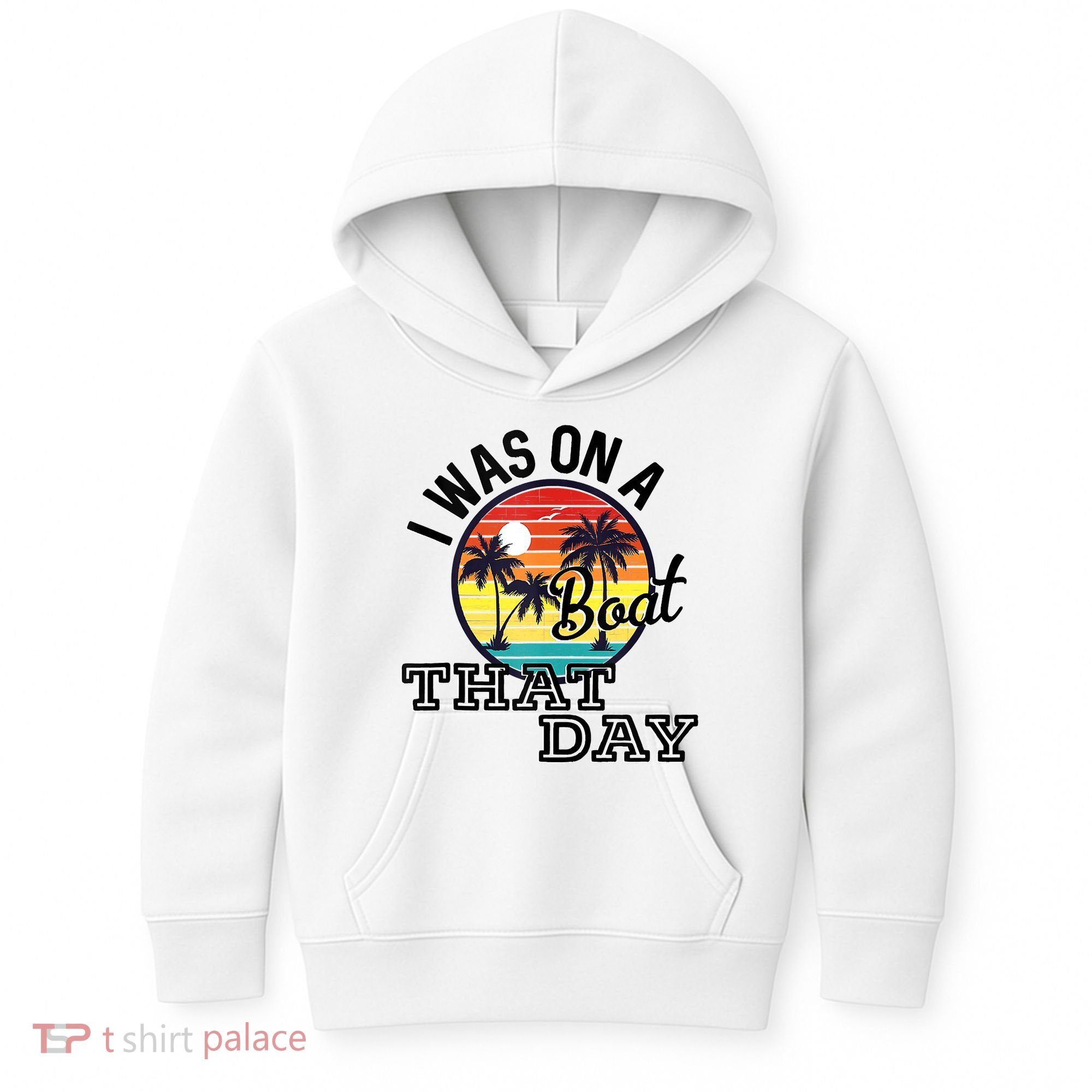 I Was On A Boat That Day Country Music Lyrics Kids Hoodie