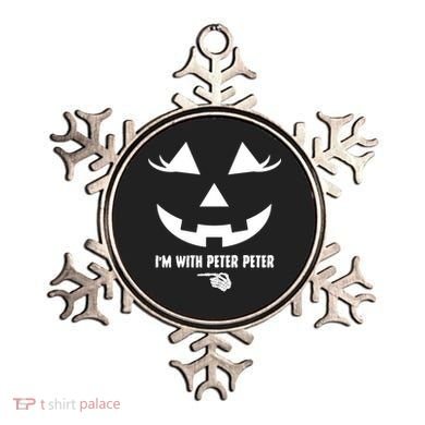I'm With Peter Peter Skeleton Hand Pointing Matching Halloween Ornament