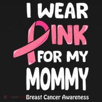 I Wear Pink For My Mommy Breast Cancer Mommy Women's Tank Top thumb 5