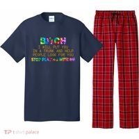 I Will Put You In A Trunk And Help People Look For You Pajama Set thumb 0