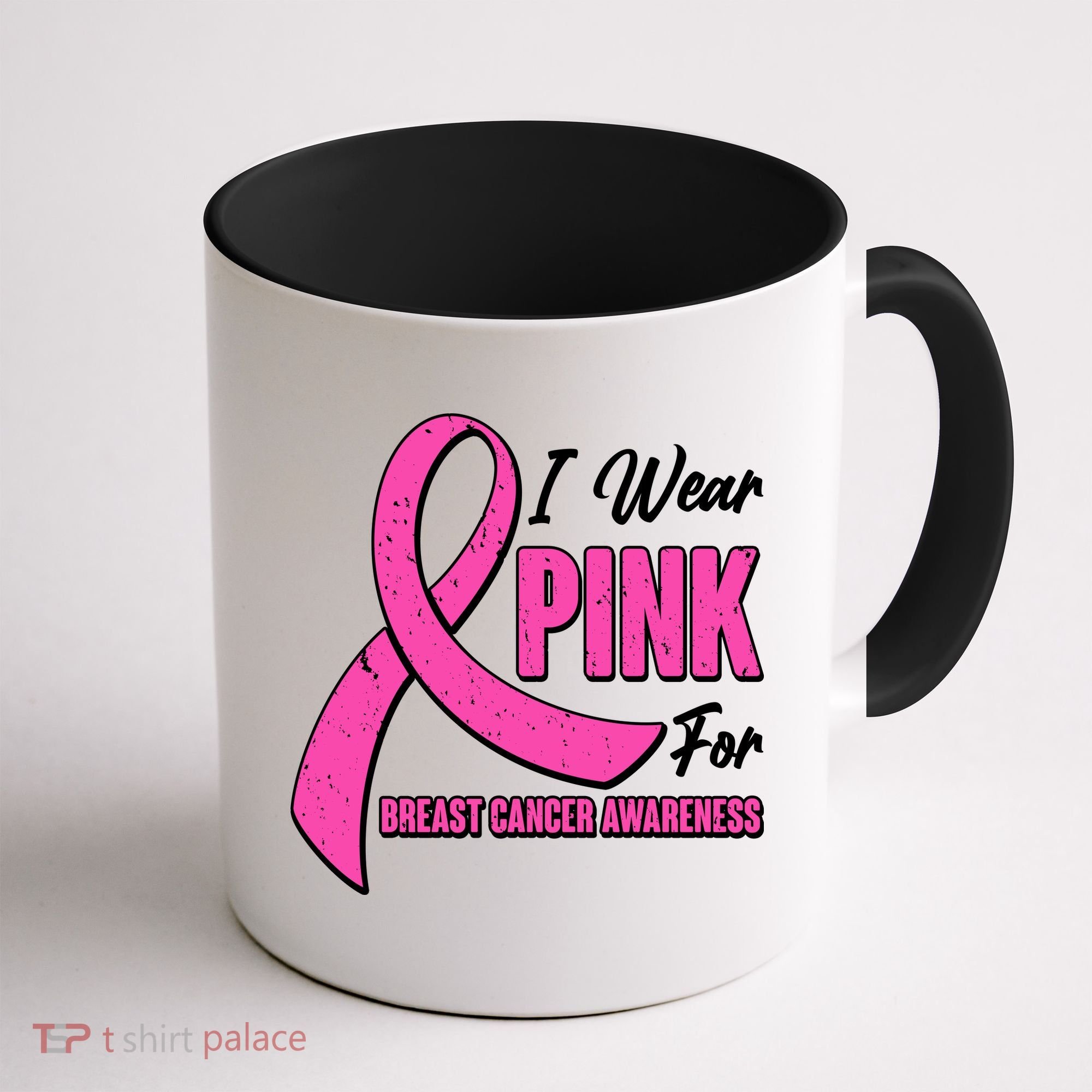 I Wear Pink For Breast Cancer Awareness Coffee Mug