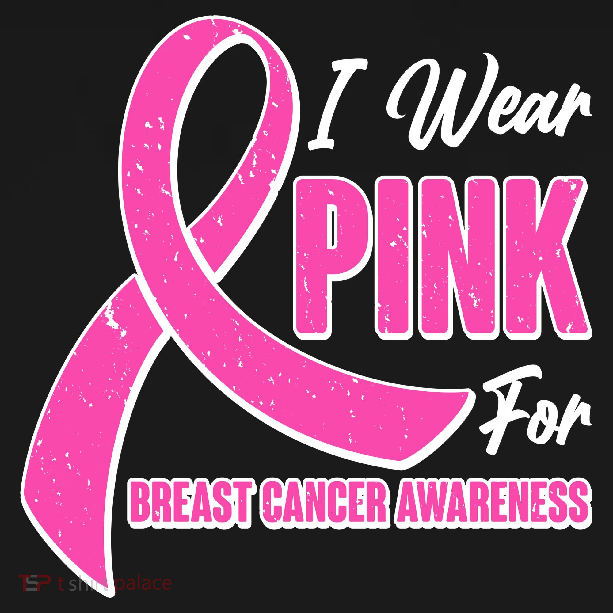 I Wear Pink For Breast Cancer Awareness Mousepad