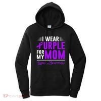 I Wear Purple For My Mom Lupus Awareness Month Women's Hoodie thumb 0